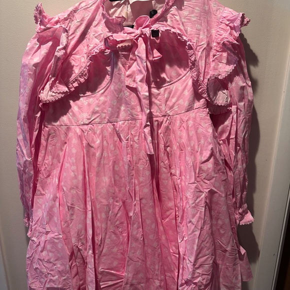 NWT Selkie Two Hearts High Court Party Dress 4x - Picture 5 of 15